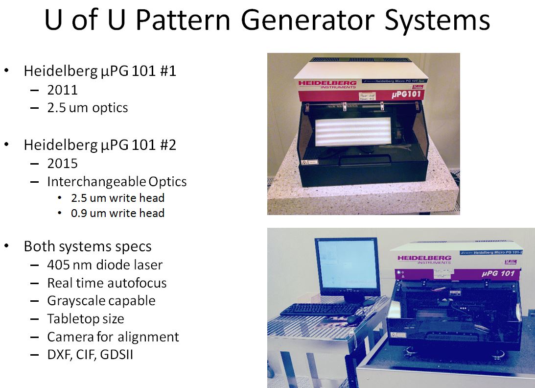 UofU PG systems